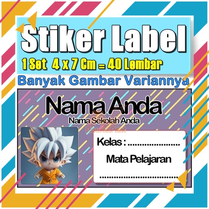 

Stiker Label Nama Buku Pelajaran Anak Karakter Hewan Lucu Cute Murah Sticker Kecil Banyak 20 Lembar Anime Vol-190