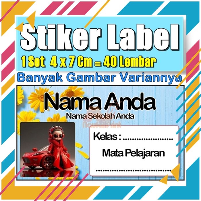 

Stiker Label Nama Buku Pelajaran Anak Karakter Hewan Lucu Cute Murah Sticker Kecil Banyak 20 Lembar Anime Vol-236