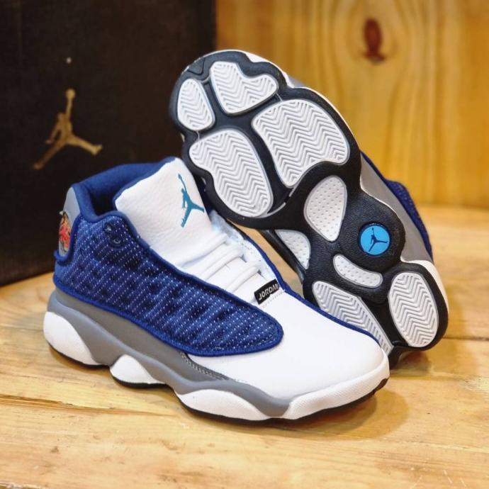 Terbaru Sepatu Sneakers Anak Laki Laki Jordan 13 Retro Flint(GRADE ORIGINAL)