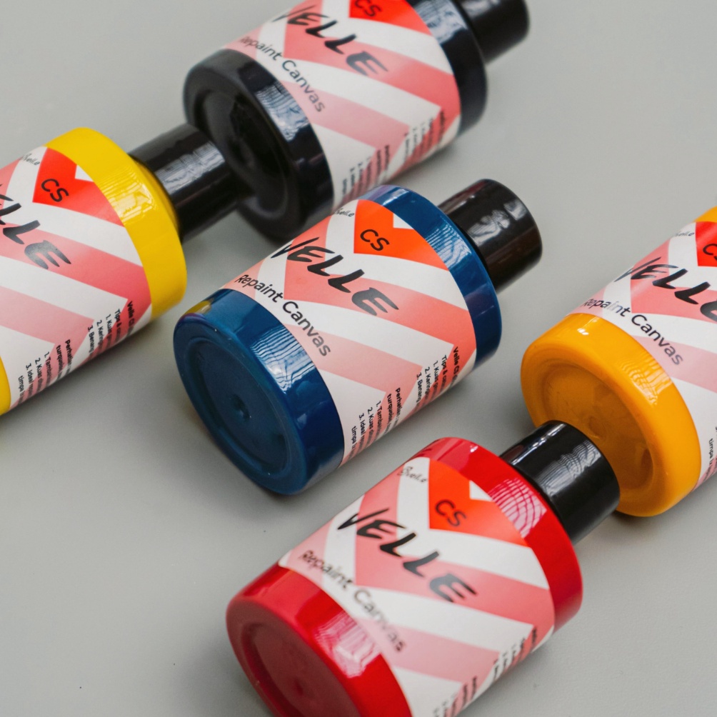 Cat Sepatu Kanvas - cat repaint sepatu topi tas kanvas - Velle CS 77