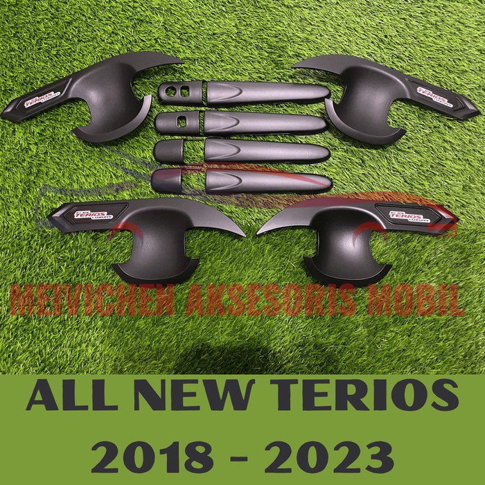 OUTER HANDLE PINTU MOBIL ALL NEW TERIOS 2018 - 2023 HITAM DOFF