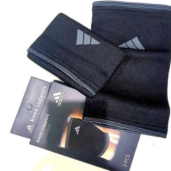 ➣LcJ Knee Support Adidas Lutut - Deker Lutut Pendek - Pelindung Lutut Adidas Isi 2 Pcs ⁂ ♒