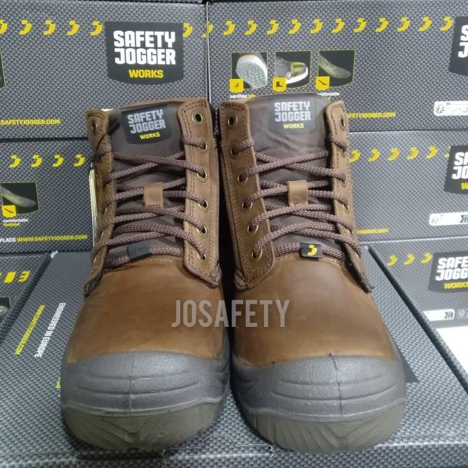 Sepatu Safety Jogger Dakar Brown S3