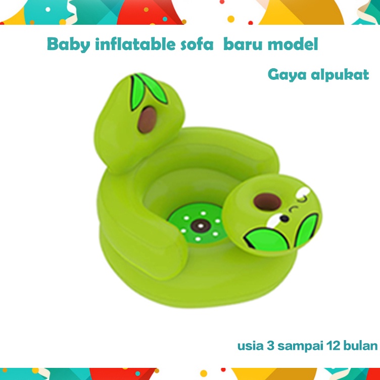 ¡Mau HUAYI MALL 100% jkt ready sofa bayi / kursi bayi pompa untuk belajar duduk, makan, main dan man
