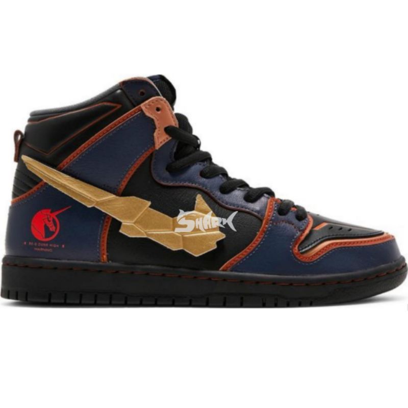 Gundam x Dunk High "Project Unicorn - Banshee Norn" 100% Authentic