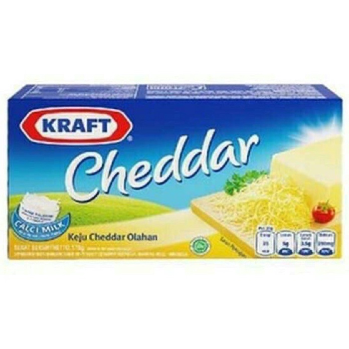 

ハ VII 4897 Keju kraft cheddar kemasan 165gr Di⚡kon !! ぇ