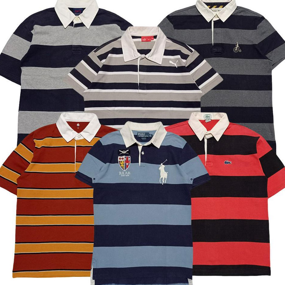 codez6Z0l Kaos Polo Rugby Shirt Second Branded | Kaos Polo Rugby | Rugby Shirt | Rugby Shirt Polo | 