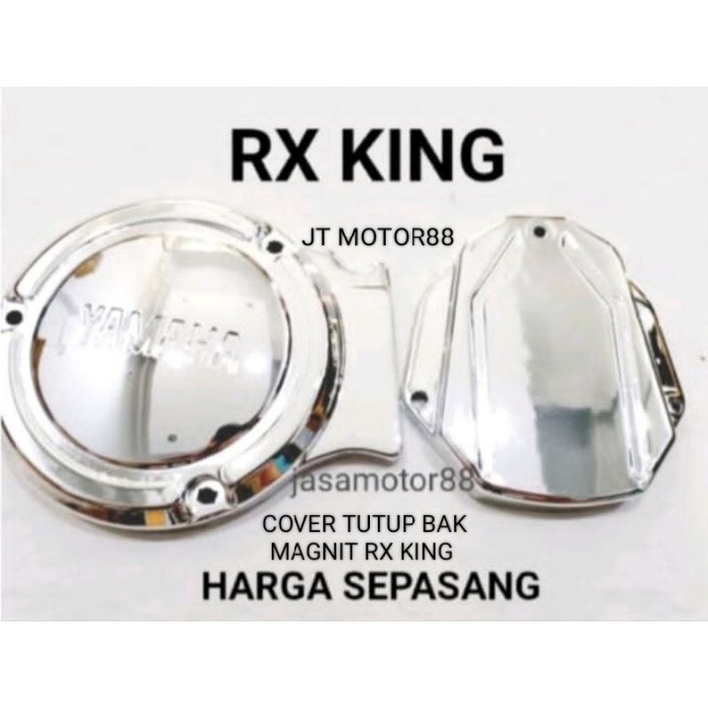COVER BAK MAGNIT CRANK CASE RX KING CHROME SEPASANG