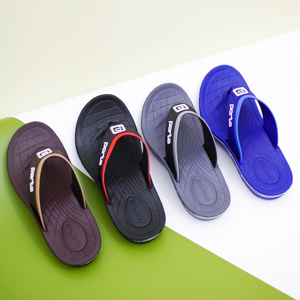 idx4X8j Porto 1016B - Sandal Anak Laki Pria Umur 5-8 tahun Sandal Jepit Anti Slip Anti Jamur