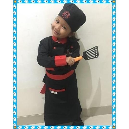 Baju Profesi Master Chef Kostum Master Chef Indonesia Baju Koki Anak
