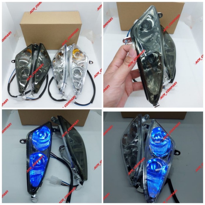 Mika + Lampu Sein Sen Set Assy Led Mio Sporty / Mio Lama