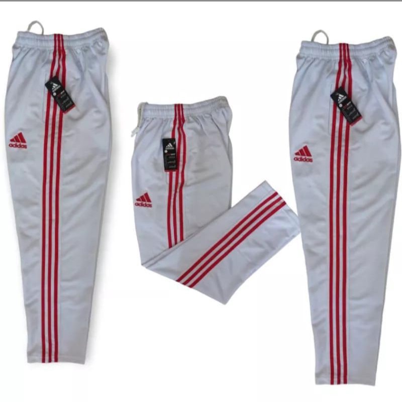 TRENING PANJANG ADIDAS MERAH PUTIH | TRENING PANJANG OLAHRAGA PRIA WANITA