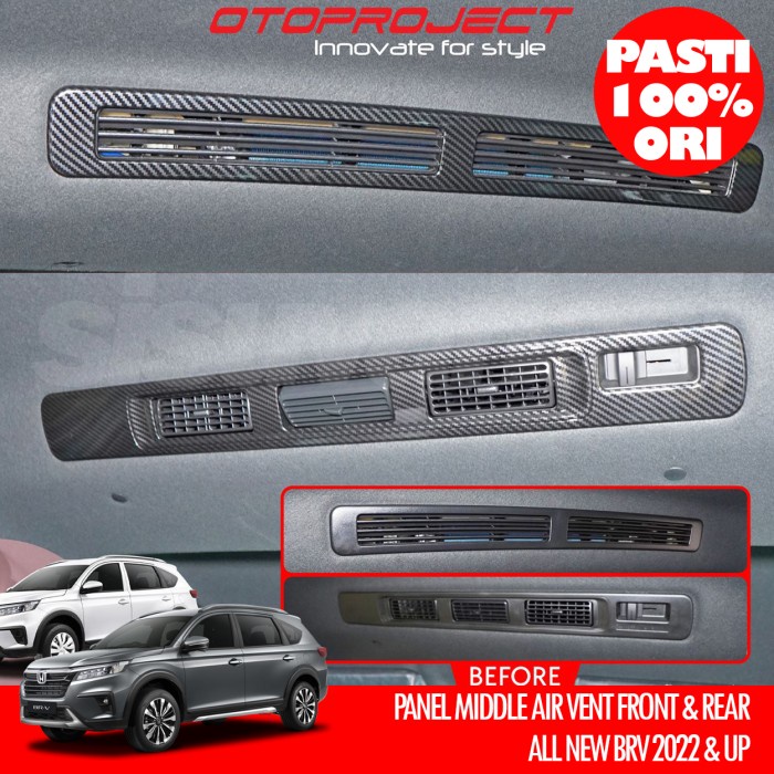 Otoproject Cover Panel Middle Air Vent Ventilasi AC All New BRV 2022