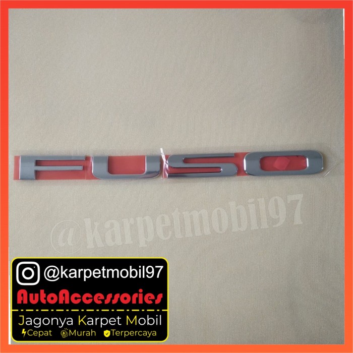 Emblem FUSO Asli Canter KTB Besar Logo Fuso Canter Mitsubishi