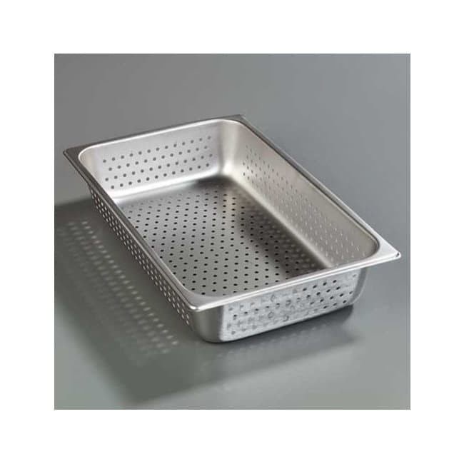 Getra Gastronom Stainless Steel Perforated Food Pan Fp 1/2-4