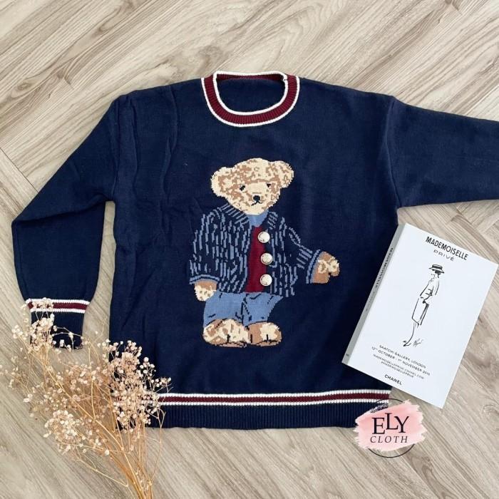 ELYCLOTH | BEVERLY SWEATER | SWEATER WANITA KOREA PREMIUM KNIT IMPORT