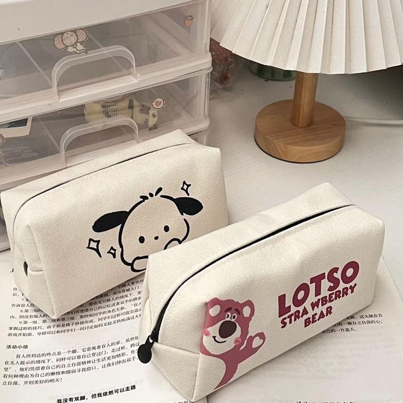 

8.8 Big Sale Ins Pacha Anjing Tas Pensil Cute Strawberry Bear Tas Pensil Jaring Merah Kapasitas Besar Siswa Sekolah Dasar Smp Peralatan Penyimpanan Tas Grosir !!