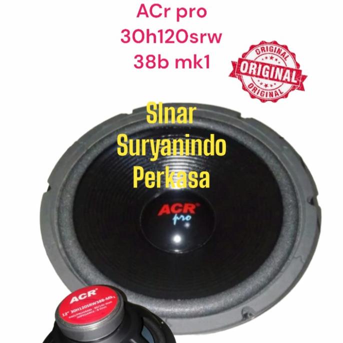 Langsung Order Speaker Acr Pro 12 Inch 30H120Srw 38B
