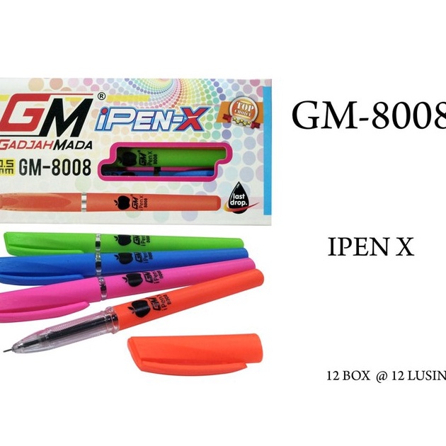 

♗ XIX 10843 12 psc pulpen ipen X gel ink 0.38mm Ready Stok ♚