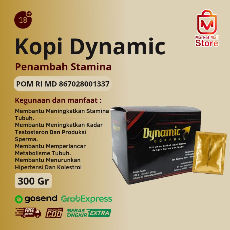 

Kopi Dynamic 1 box isi 10 sachet Kopi Dinamik Original 100% BPOM HALAL Kopi Stamina Pria Dewasa
