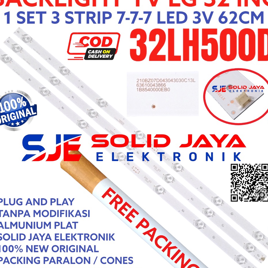 Harga Murah BACKLIGHT TV LED LG 32 INC 32LH500 D 32LH500D 32LH LAMPU BL 7K 3V 32INC INCH IN TV LED L