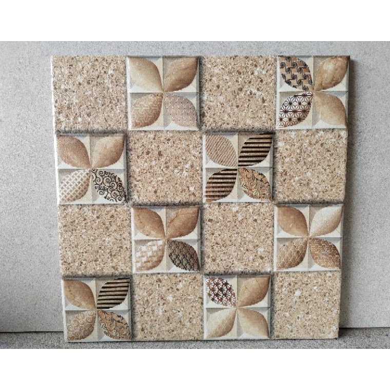 ✧RZD Keramik 30x30 MOTIF BUNGA MATT KASAR BINTIK TERAS KASAR ☆ ★★