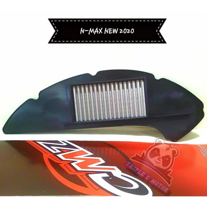 Terlaris Filter Udara Stainless All New Nmax 155 Aerox Connected Abs Cmz Racing