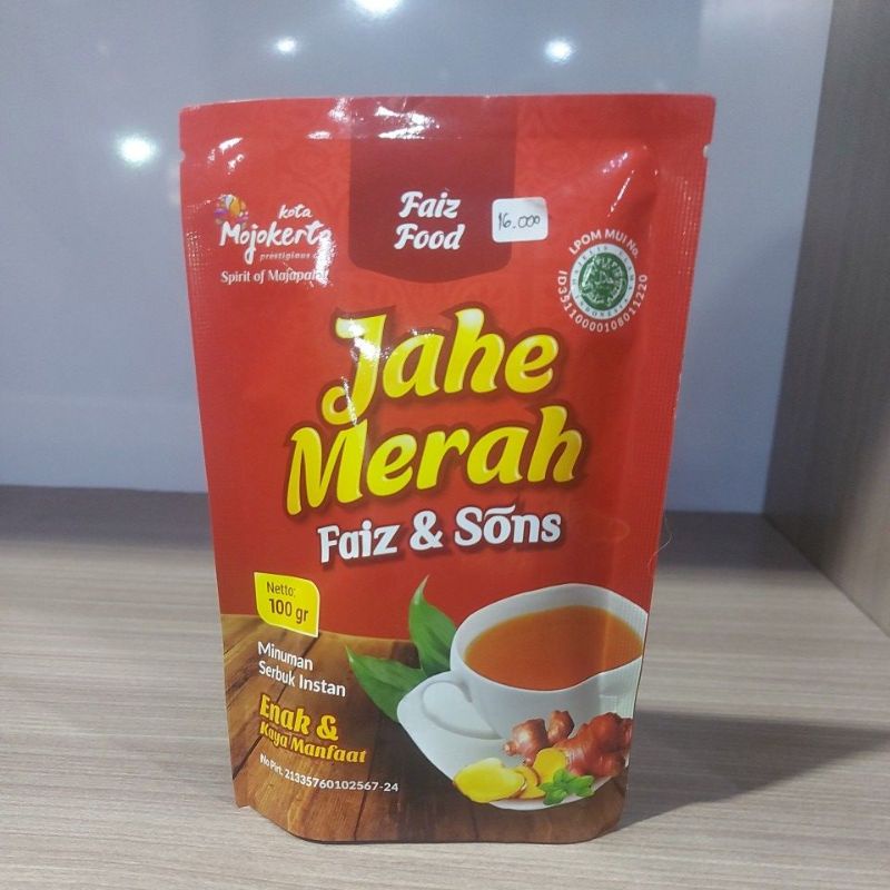 

Jahe Merah Faiz & Sons 100 gr