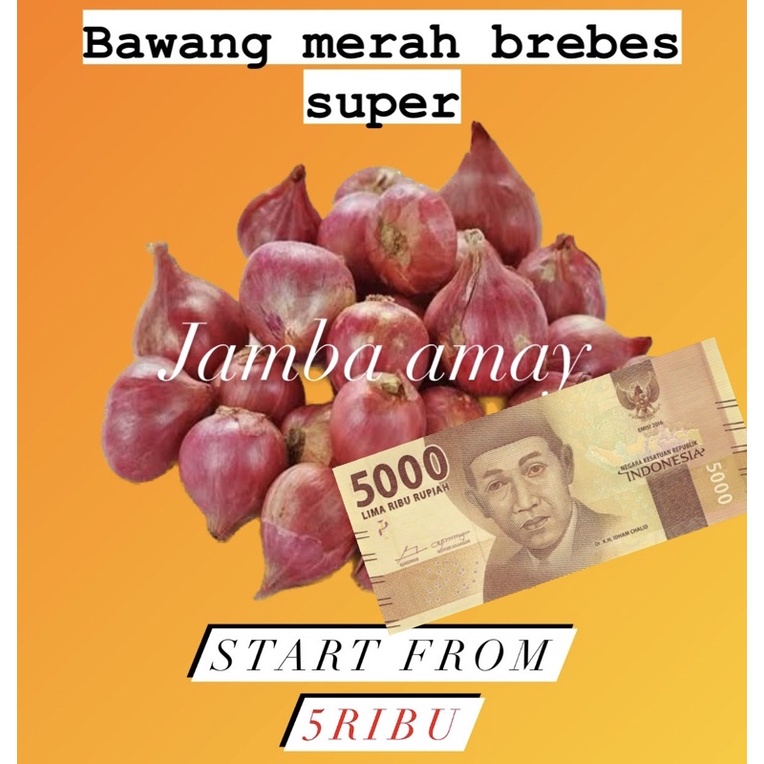 

bawang merah brebes super (pengiriman tebet, jaksel)