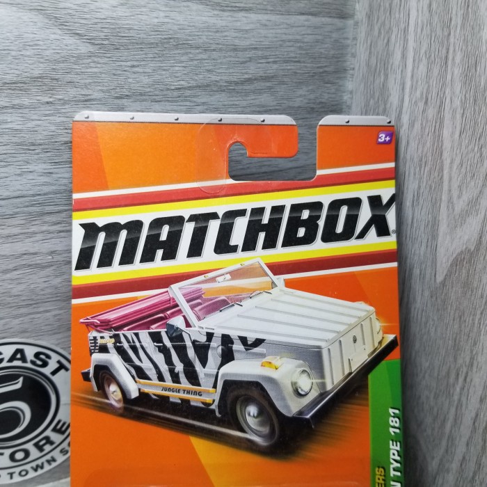 FLASH SALE MATCHBOX VW VOLKSWAGEN TYPE THING 181 CAMAT SAFARI KUNING ZEBRA TERLARIS