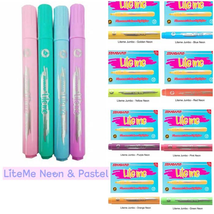 

STANDARD PEN LITE ME JUMBO HIGHLIGHTER ISI 12