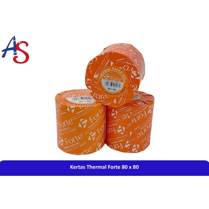 

Terlaris Kertas Kasir/Parkir Roll, Kertas Thermal Roll 80X80 - Forte