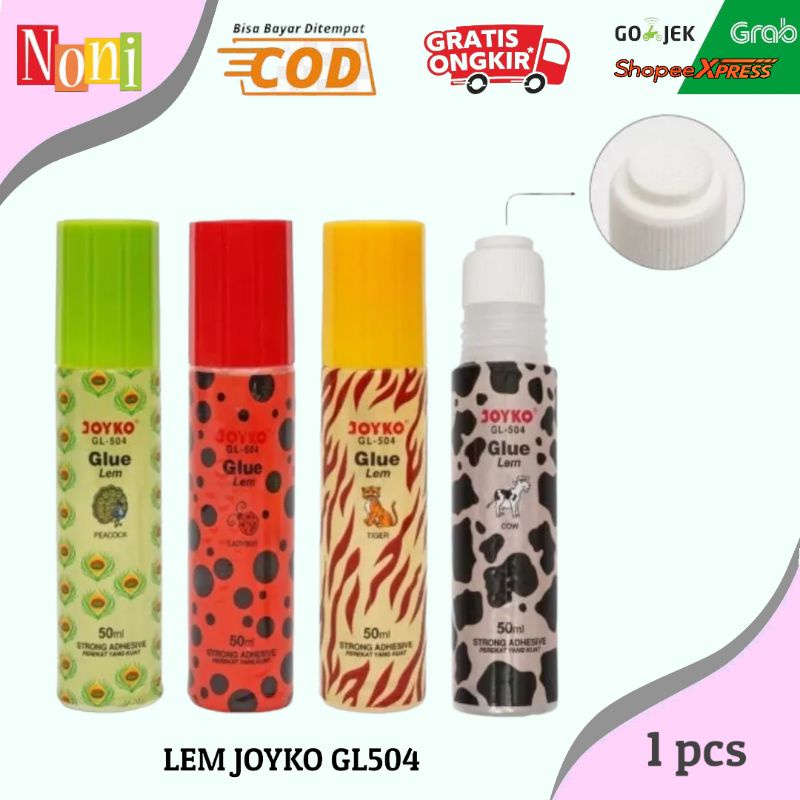 

Liquid Glue / Lem Kertas Cair Joyko 504 BESAR Motif Animal (1pcs)