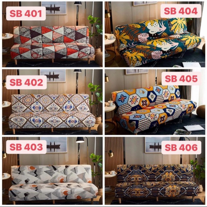 Best Seller Sarung/Kain/Sprei Pelindung Kursi Sofa Tidur Cover Sofabed Pelapis