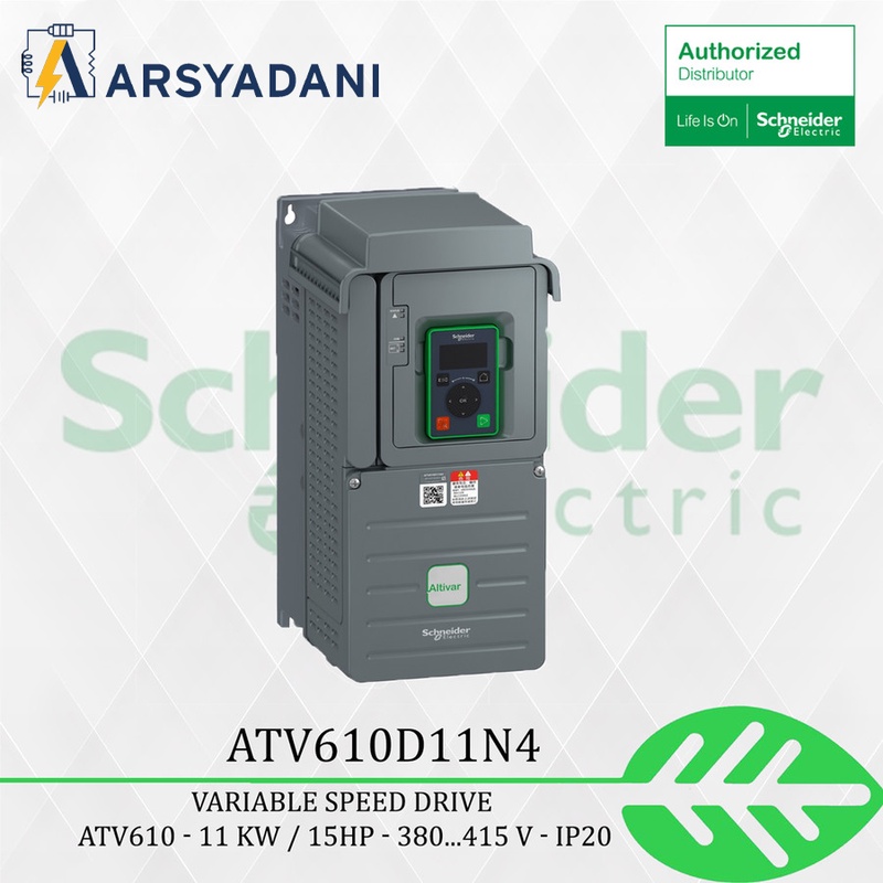 ATV610D11N4 - Variable speed drive ATV610 - 11 kW / 15HP - 380...415 V
