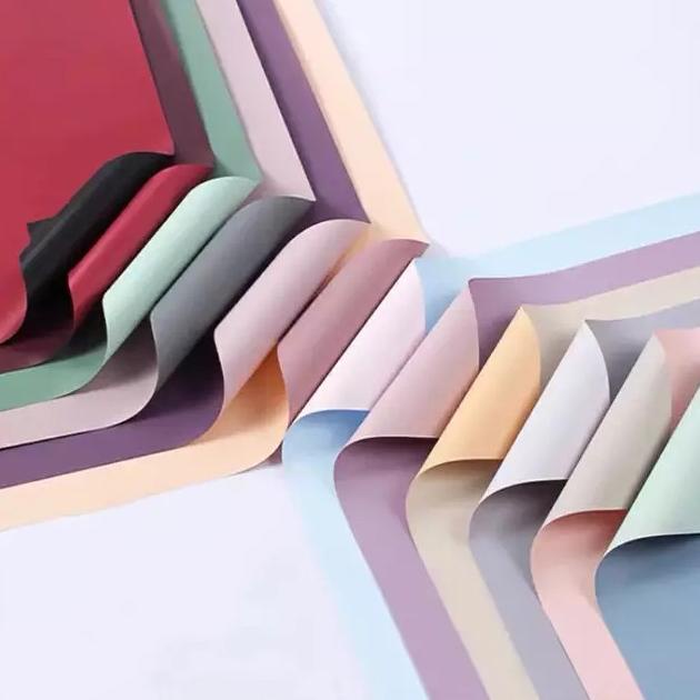 

6.6 [20 Lembar] Kertas Bunga Korea 2 Warna Flower Wrapping 2 Side Colour