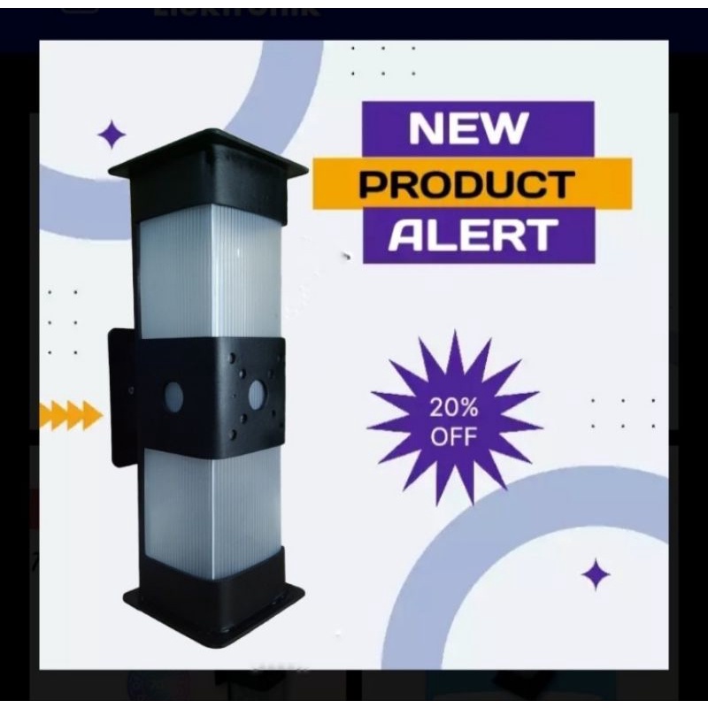 LAMPU HIAS DINDING/LAMPU TERAS BERKUALITAS