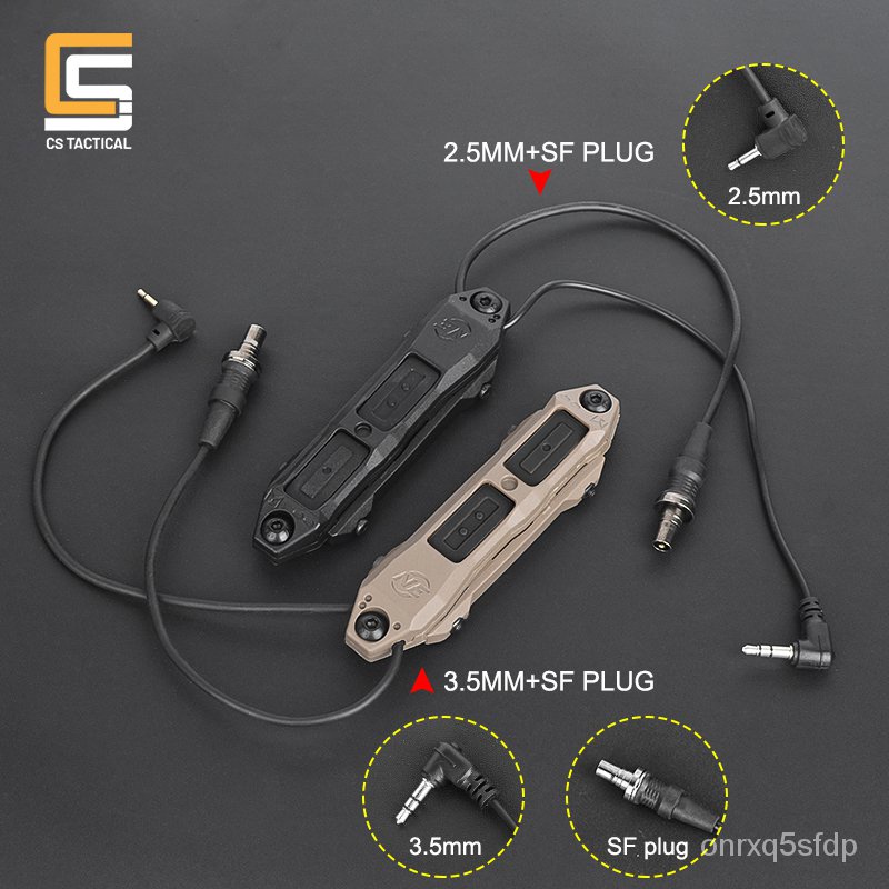 ✅&WADSN Tactical Dual Function Pressure Switch for Airsoft PEQ-15 NGAL  M600 M300 Scout Flashlight P