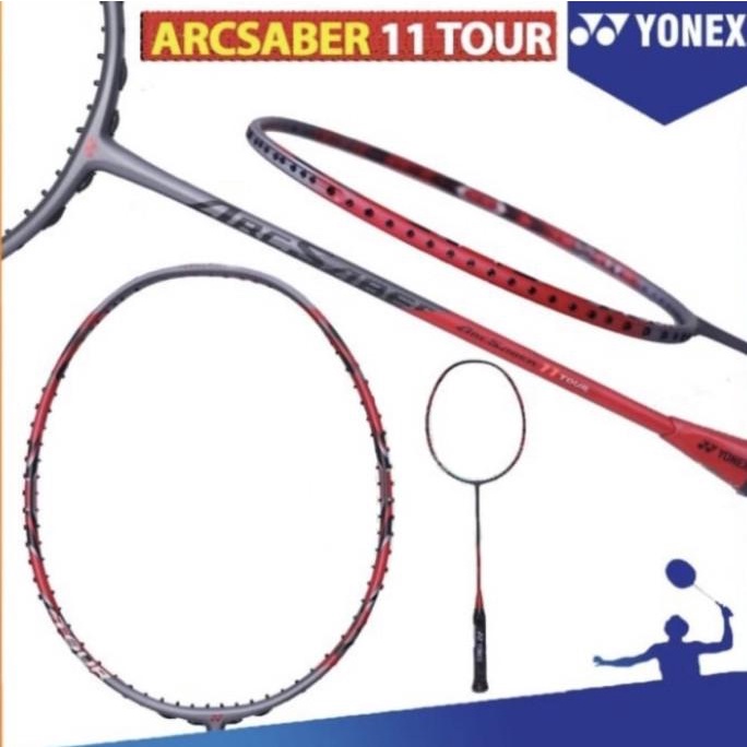 Raket Badminton YONEX ARCSABER 11 TOUR NEW PRODUK ORIGINAL+ grip