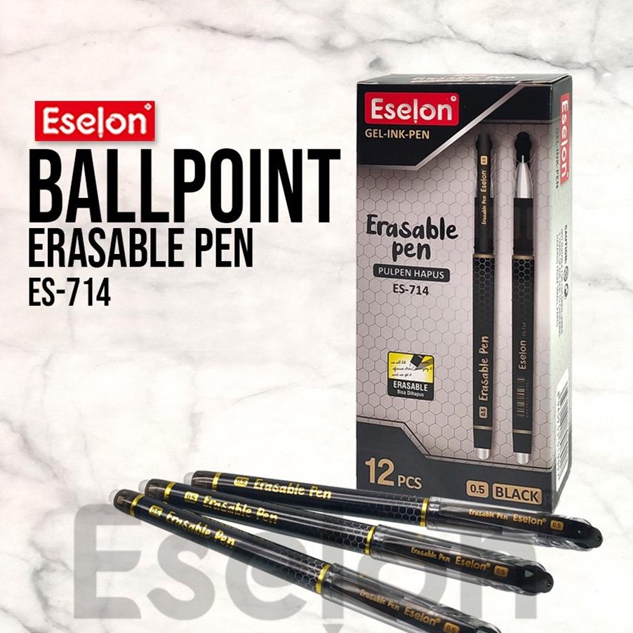 

ズ IX 101058 12pcs Pulpen HAPUS / Pulpen bisa dihapus / Erasable pen ESELON ES714 12.12 MALL ꧁