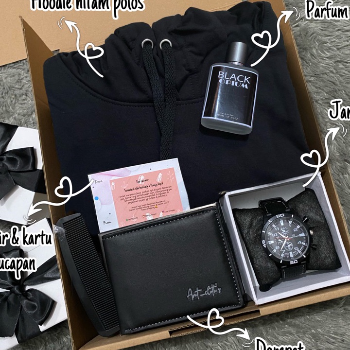 

个 D 91107 ( bisa cod ) Hampers Hoodie cowok / hadiah cowok / kado Hoodie cowok / gift box Hoodie / kado ulang tahun cowok / hadiah wisuda / kado anniversary Terlaku.../ ☆