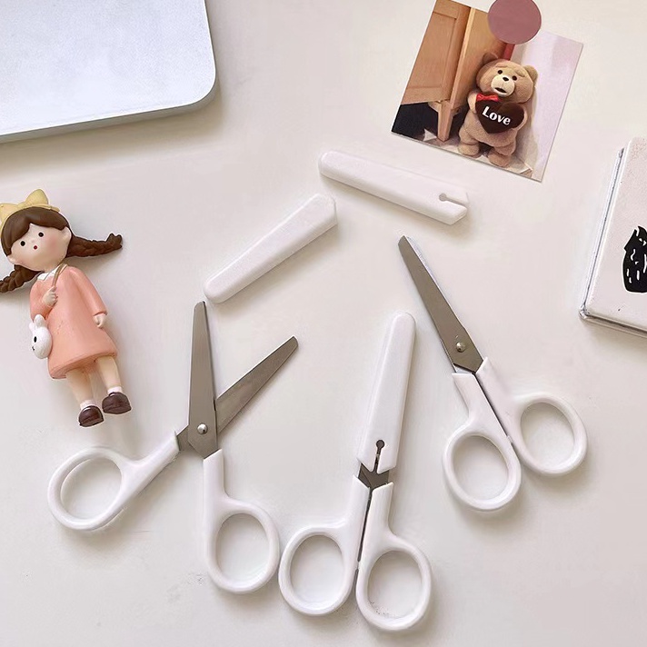 

ZBWY5295 【FsASH SALE】 Gunting Putih Aesthetic White Scissors Mini