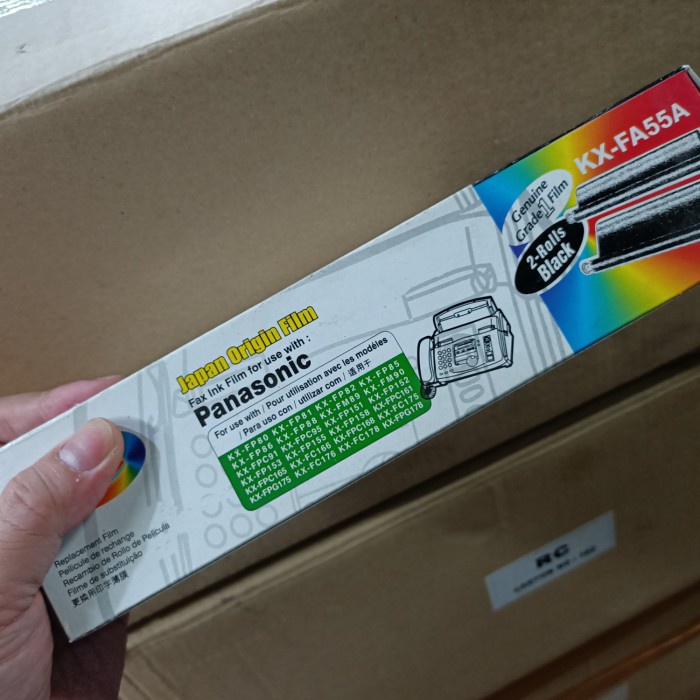 

Best Seller Fax Film Panasonic Kx-Fa55A Per Dus Isi 2 Rol / Kxfa 55A