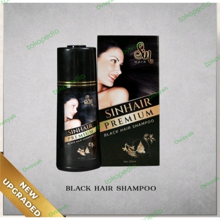 Hekm- Sin Hair Shampoo Original Hitam/Cokelat