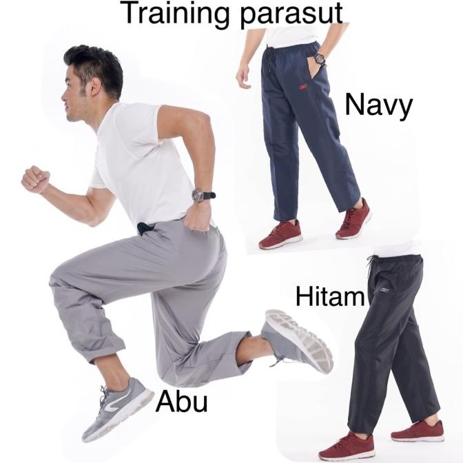 Celana Training Parasut / Training Panjang Parasut Unisex