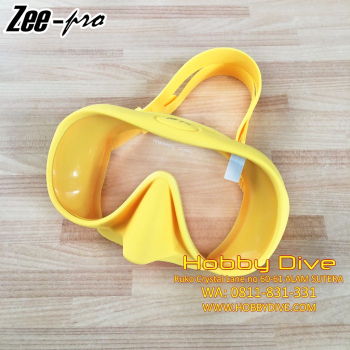 Terlaris Zeepro Mask M1 Frameless Black - Scuba Diving Alat Diving