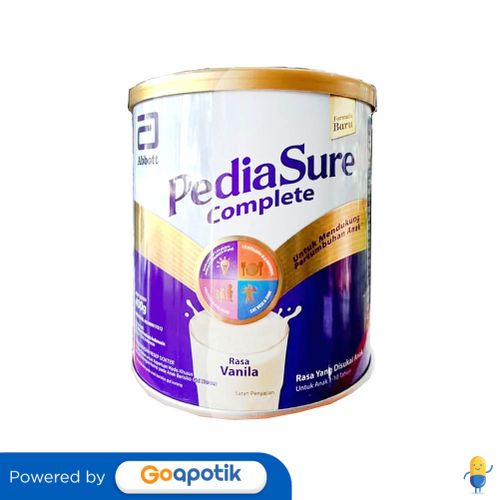 

PEDIASURE COMPLETE RASA VANILA 400 GRAM KALENG