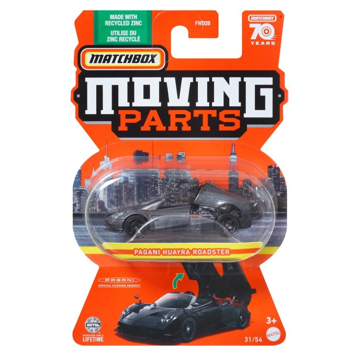 DISKON SPESIAL MATCHBOX MOVING PARTS PAGANI HUAYRA ROADSTER TERMURAH