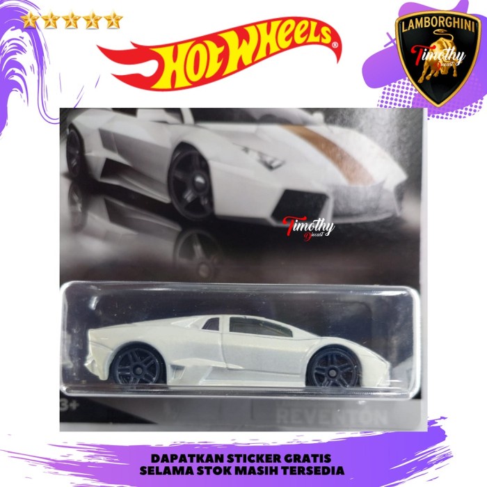 MUST HAVE HOT WHEELS LAMBORGHINI REVENTON LAMBORGHINI SERIES PUTIH LIST GOLD TERMURAH