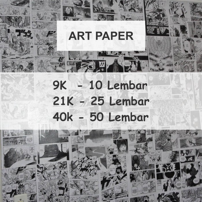 F8709 Manga Wall Anime Dekorasi Dinding Poster Manga Request N76Grh